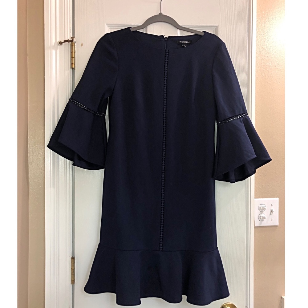 Navy Blue Midi Dress:)